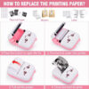 Mini HD Portable Bluetooth Thermal Printer – Inkless Pocket Printer for Notes, Labels & Students | Easy & Error-Free Printing