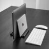 Vaydeer Vertical Laptop Stand – Adjustable Plastic Holder for MacBook, Tablet & Phone | Space-Saving Desktop Dock Accessory