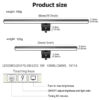 LED Monitor Light Bar – Dimmable Screen Hanging Lamp for Work, Reading & Eye Protection | Perfect for Night Lighting