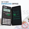 Mini Scientific Calculator with Writing Tablet – Notepad & Memo Pad for Office, School & Exams | 991ES, MS, EX 82MS